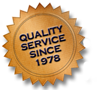 A quality service since 1 9 7 8